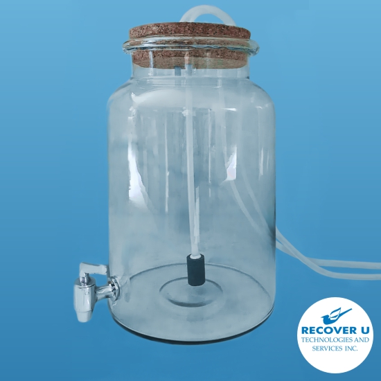 Glass jar attachment, 2 gallons / 9 liters