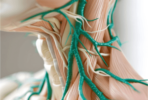 Picture showing lymphatic network