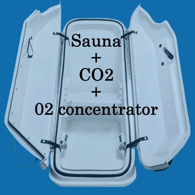 Sauna plus CO2 plus Oxygen Concentrator